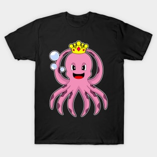 Octopus King Crown T-Shirt